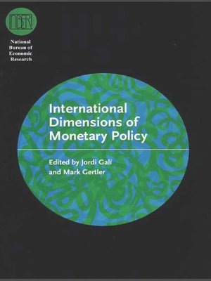 cover image of International Dimensions of Monetary Policy
